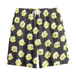 Cute Popcorn Pattern Print Cotton Shorts