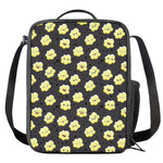 Cute Popcorn Pattern Print Crossbody Lunch Bag