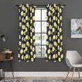 Cute Popcorn Pattern Print Grommet Curtain Panels