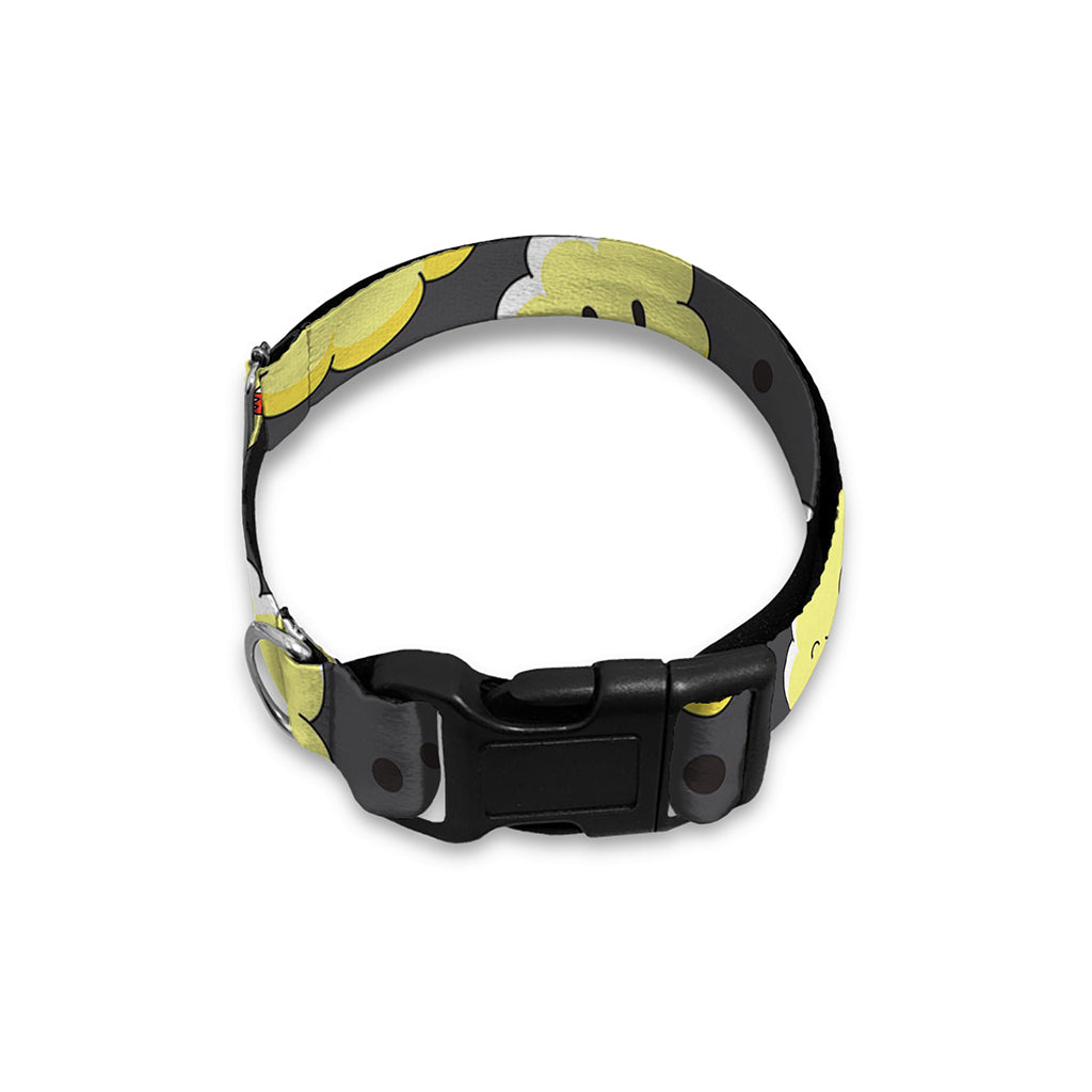 Cute Popcorn Pattern Print Dog Collar