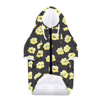 Cute Popcorn Pattern Print Dog Zip Up Hoodie