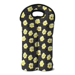 Cute Popcorn Pattern Print Double Neoprene Wine Tote