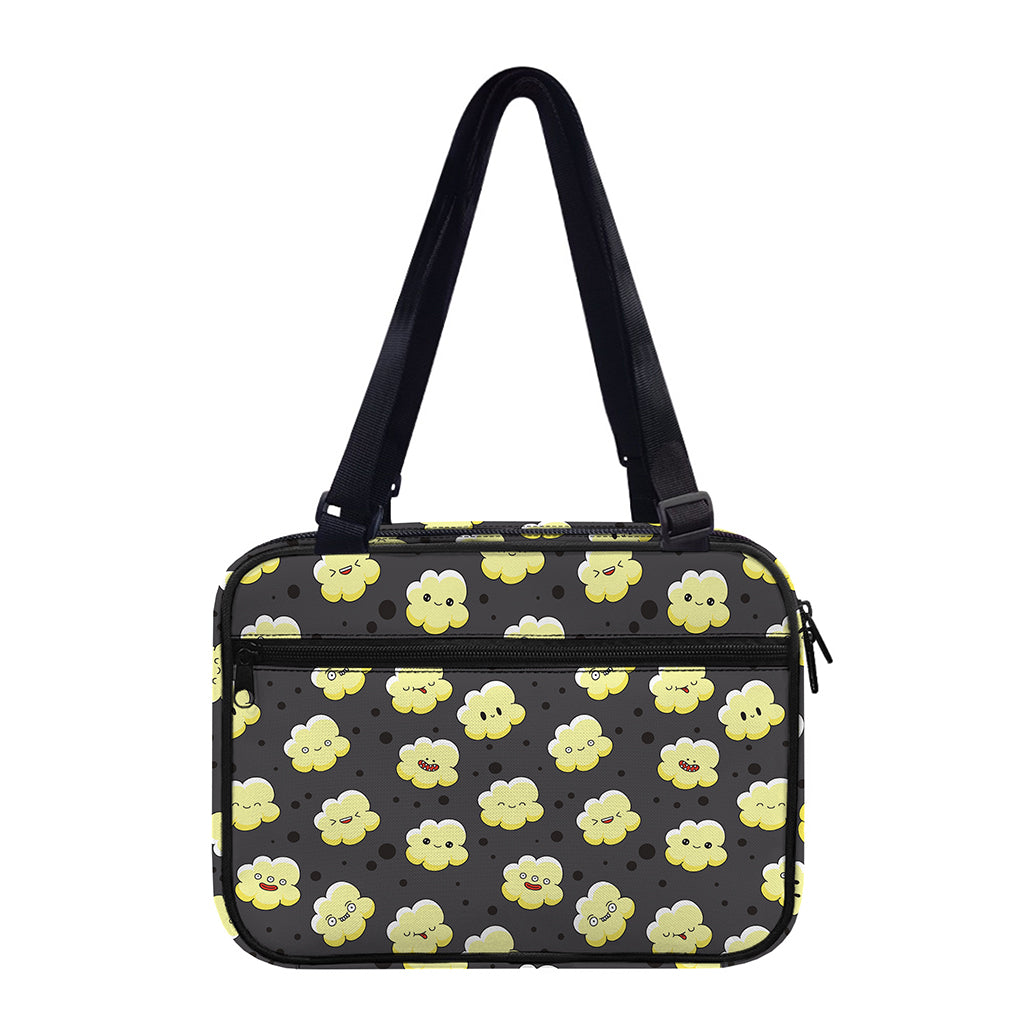 Cute Popcorn Pattern Print Double Strap Bible Bag