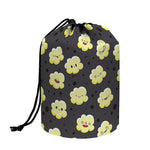 Cute Popcorn Pattern Print Drawstring Makeup Bag