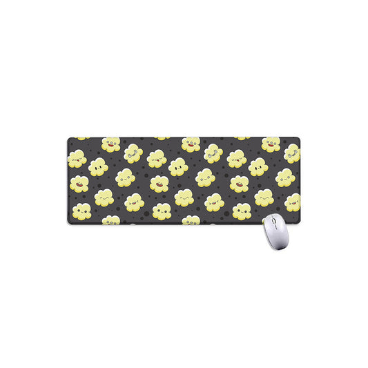 Cute Popcorn Pattern Print Extended Mouse Pad