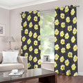 Cute Popcorn Pattern Print Extra Wide Grommet Curtains