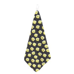 Cute Popcorn Pattern Print Hand Towel