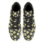 Cute Popcorn Pattern Print High Top Leather Sneakers