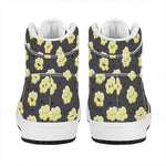 Cute Popcorn Pattern Print High Top Leather Sneakers