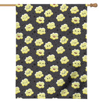 Cute Popcorn Pattern Print House Flag