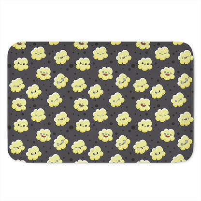 Cute Popcorn Pattern Print Indoor Door Mat