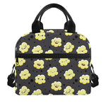 Cute Popcorn Pattern Print Insulated Lunch Bag