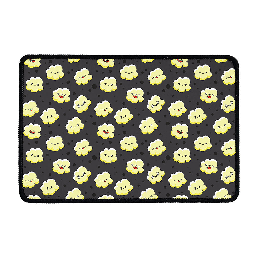 Cute Popcorn Pattern Print Kitchen Mat
