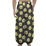 Cute Popcorn Pattern Print Lantern Pants