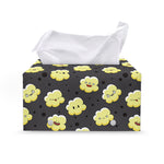 Cute Popcorn Pattern Print Leather Tissue Box Cover