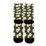 Cute Popcorn Pattern Print Long Socks