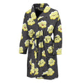 Cute Popcorn Pattern Print Men's Bathrobe