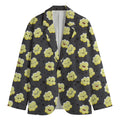 Cute Popcorn Pattern Print Men's Blazer