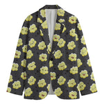 Cute Popcorn Pattern Print Men's Blazer