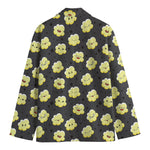 Cute Popcorn Pattern Print Men's Blazer