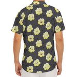 Cute Popcorn Pattern Print Men's Deep V-Neck Shirt
