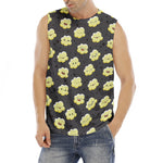 Cute Popcorn Pattern Print Men's Fitness Tank Top