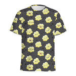 Cute Popcorn Pattern Print Men's Sports T-Shirt