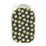 Cute Popcorn Pattern Print Mesh Laundry Hamper