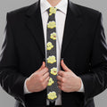 Cute Popcorn Pattern Print Necktie