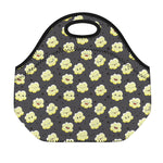 Cute Popcorn Pattern Print Neoprene Lunch Bag
