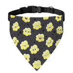 Cute Popcorn Pattern Print Over The Collar Dog Bandana