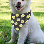 Cute Popcorn Pattern Print Over The Collar Dog Bandana