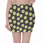 Cute Popcorn Pattern Print Pencil Mini Skirt
