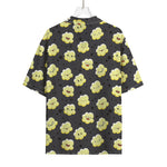 Cute Popcorn Pattern Print Rayon Hawaiian Shirt
