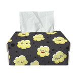 Cute Popcorn Pattern Print Rectangle Tissue Box Cover
