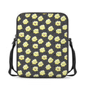 Cute Popcorn Pattern Print Rectangular Crossbody Bag