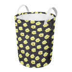 Cute Popcorn Pattern Print Round Laundry Basket