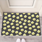 Cute Popcorn Pattern Print Rubber Doormat