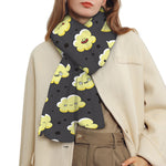 Cute Popcorn Pattern Print Scarf