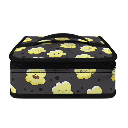 Cute Popcorn Pattern Print Small Lunch Bag