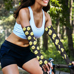 Cute Popcorn Pattern Print Sun Protection Arm Sleeves
