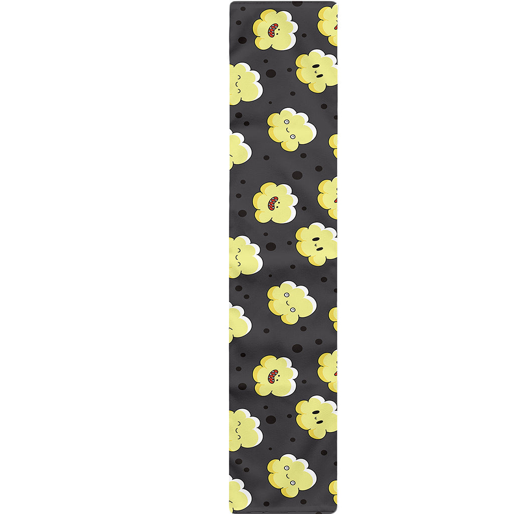 Cute Popcorn Pattern Print Table Runner