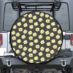 Cute Popcorn Pattern Print Tire Cover