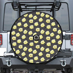 Cute Popcorn Pattern Print Tire Cover With Camera Hole