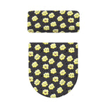 Cute Popcorn Pattern Print Toilet Lid And Tank Cover Set