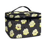 Cute Popcorn Pattern Print Travel Makeup Bag