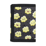 Cute Popcorn Pattern Print Trifold Wallet