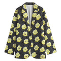 Cute Popcorn Pattern Print Women's Blazer