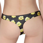 Cute Popcorn Pattern Print Women's Thong