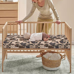 Cute Pug Pattern Print Baby Crib Sheet